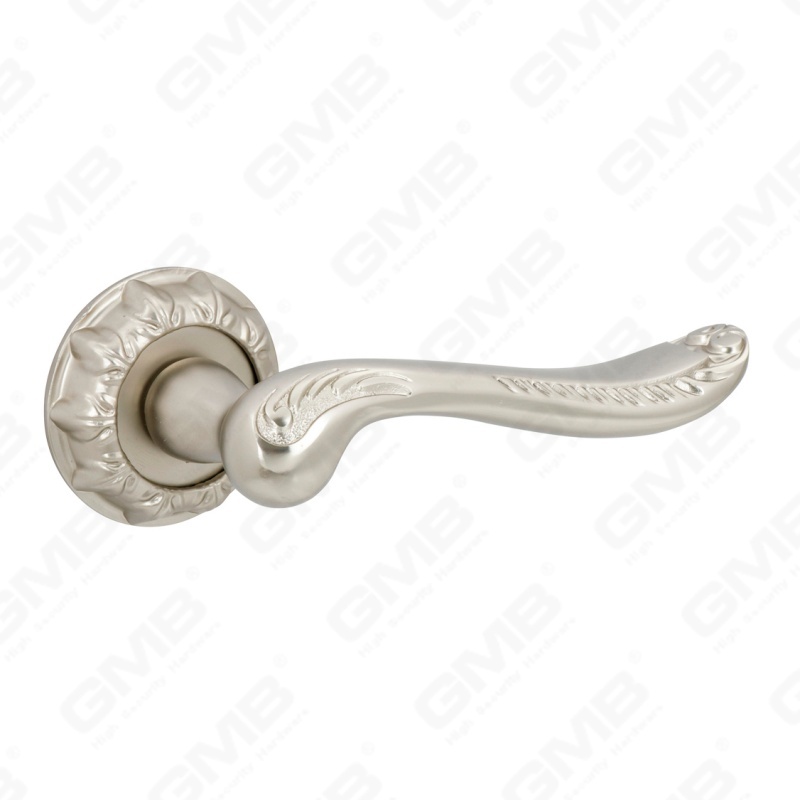 New Modern House Decoration Aluminum Door Handle on Round Rosette