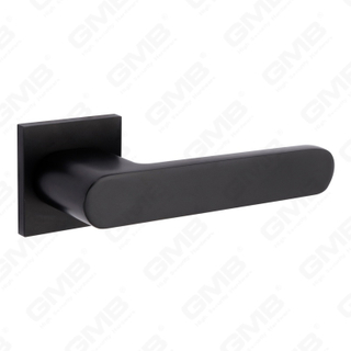 New Modern House Decoration Aluminum Door Handle on Round Rosette