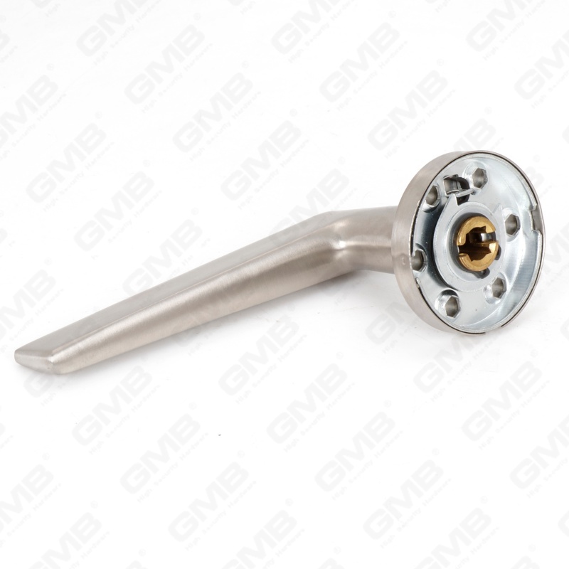 High Quality BS En1906 Grade 4 SUS304 Stainless Steel Entry Round Rose Interior Door Lever Handle (LHT016)
