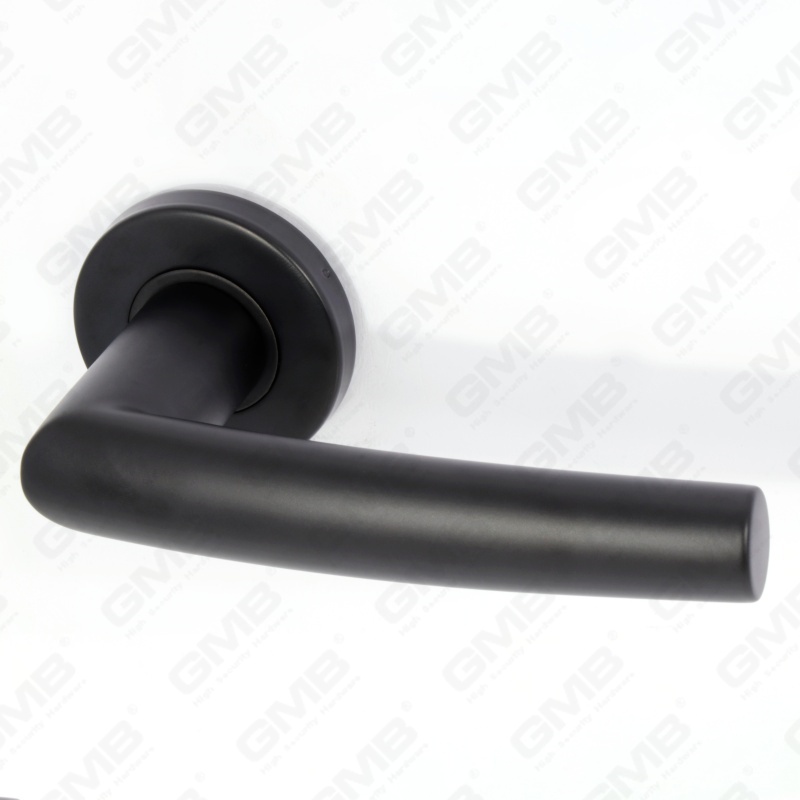 High Quality BS En1906 Grade 4 SUS304 Stainless Steel Entry Round Rose Interior Door Lever Handle (LHT015)