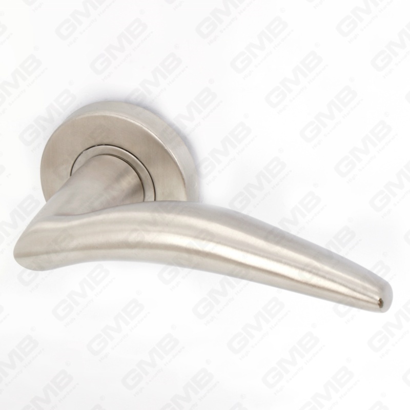 High Quality BS En1906 Grade 4 SUS304 Stainless Steel Entry Round Rose Interior Door Lever Handle (LHT010)
