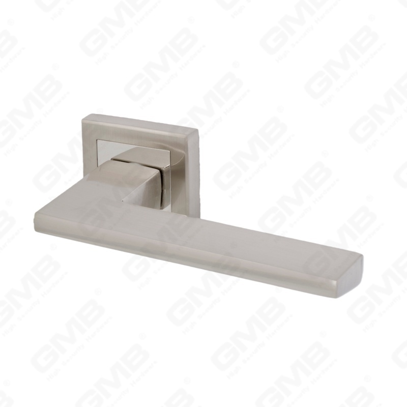 New Modern House Decoration Aluminum Door Handle on Round Rosette