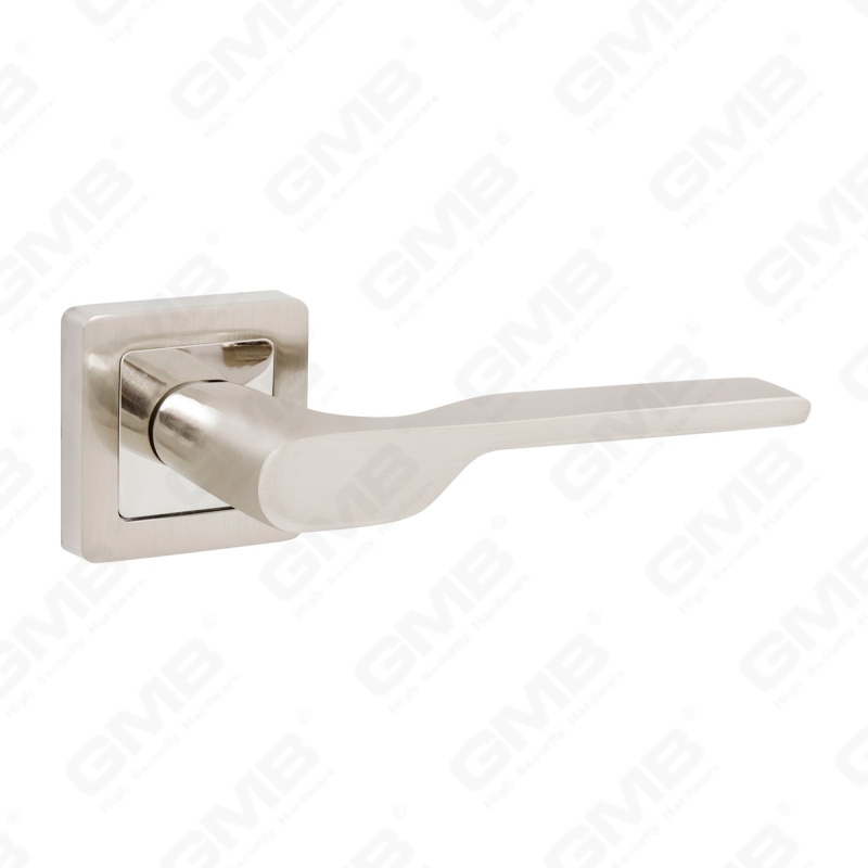 New Modern House Decoration Aluminum Door Handle on Round Rosette