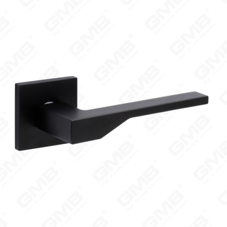 New Modern House Decoration Aluminum Door Handle on Round Rosette