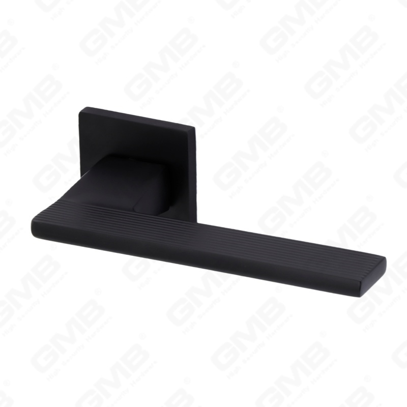 New Modern House Decoration Aluminum Door Handle on Round Rosette