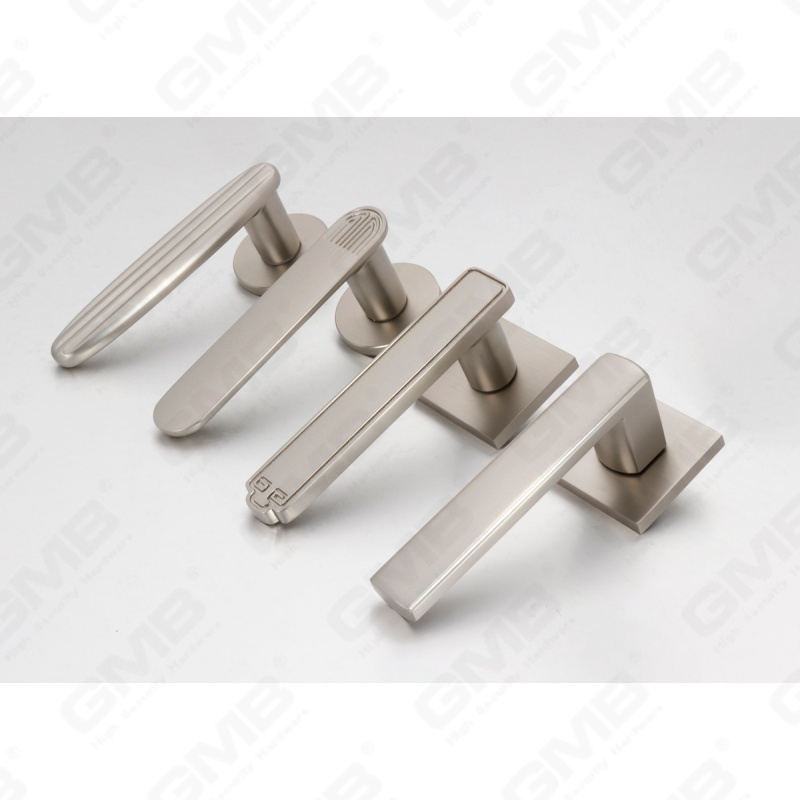 New Modern House Decoration Aluminum Door Handle on Round Rosette