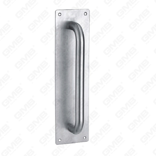 High Quality #304 Stainless Steel Door Handle Round Rose Lever Handle (SH86-SY66-SS)