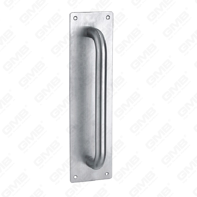 High Quality #304 Stainless Steel Door Handle Round Rose Lever Handle (SH86-SY66-SS)