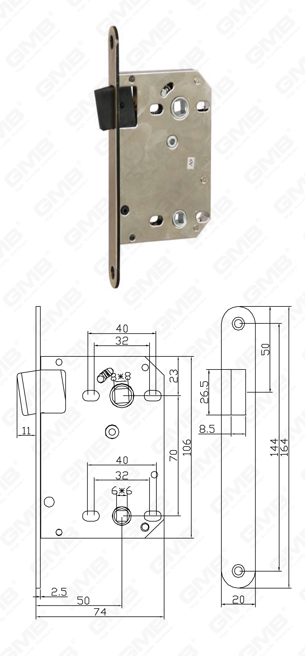 02 Mortise Lock第一部分_CX7050B-24