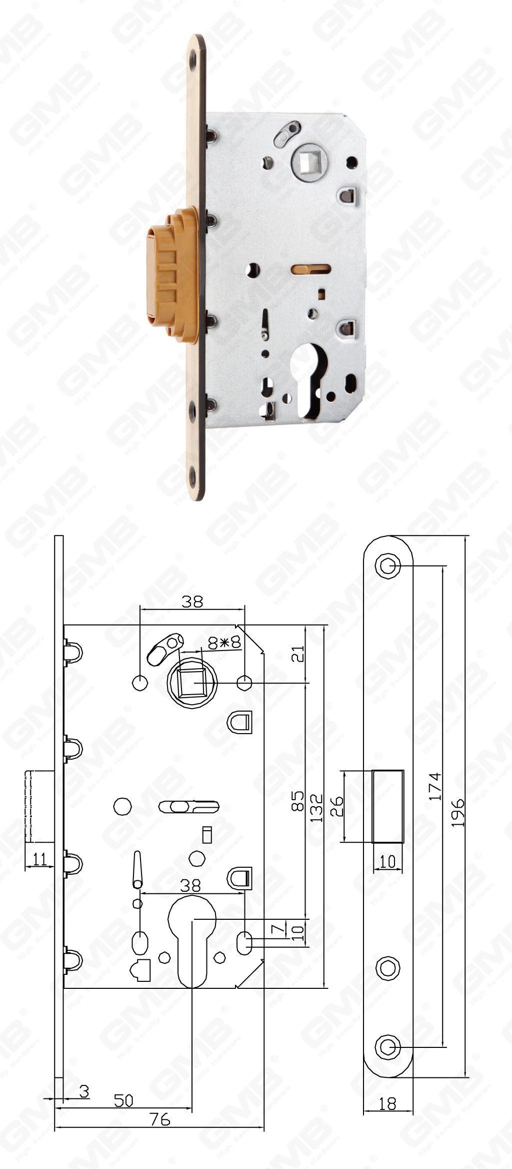 02 Mortise Lock_CX410C-S-62