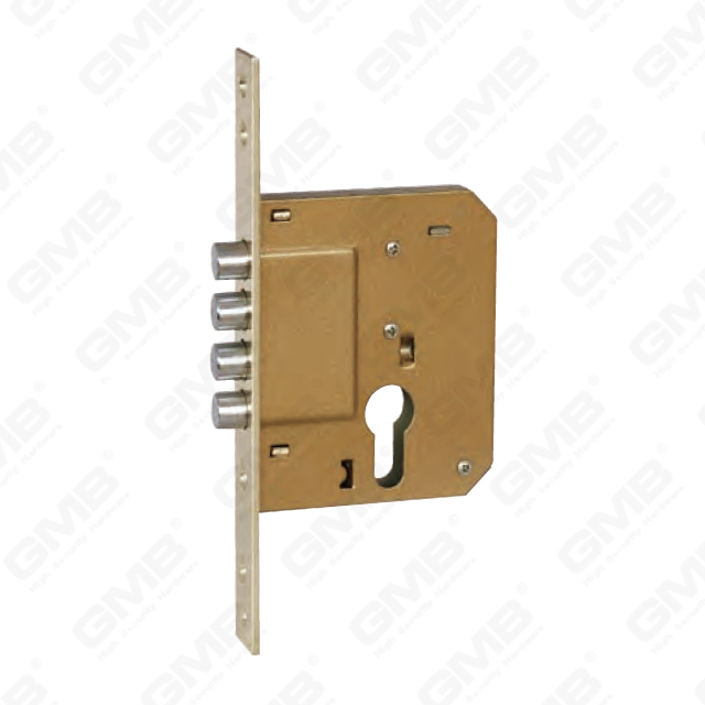 High Security Mortise Door lock 4 pin Steel deadbolt cylinder hole Lock Body (189-4A)