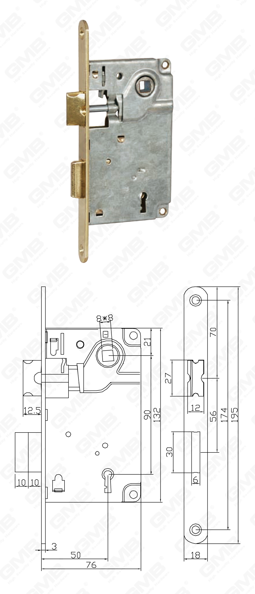 02 Mortise Lock_9171K-1-88