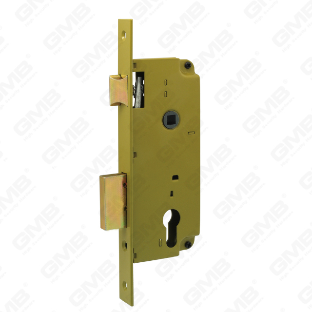 High Security Mortise Door lock Steel Brass deadbolt Zamak Brass latch cylinder hole Paint Finish Lock Body [1216]