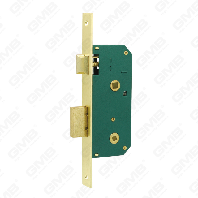 High Security Mortise Door lock Steel Zamak deadbolt Zamak Brass latch WC hole Lock Body [6115A]