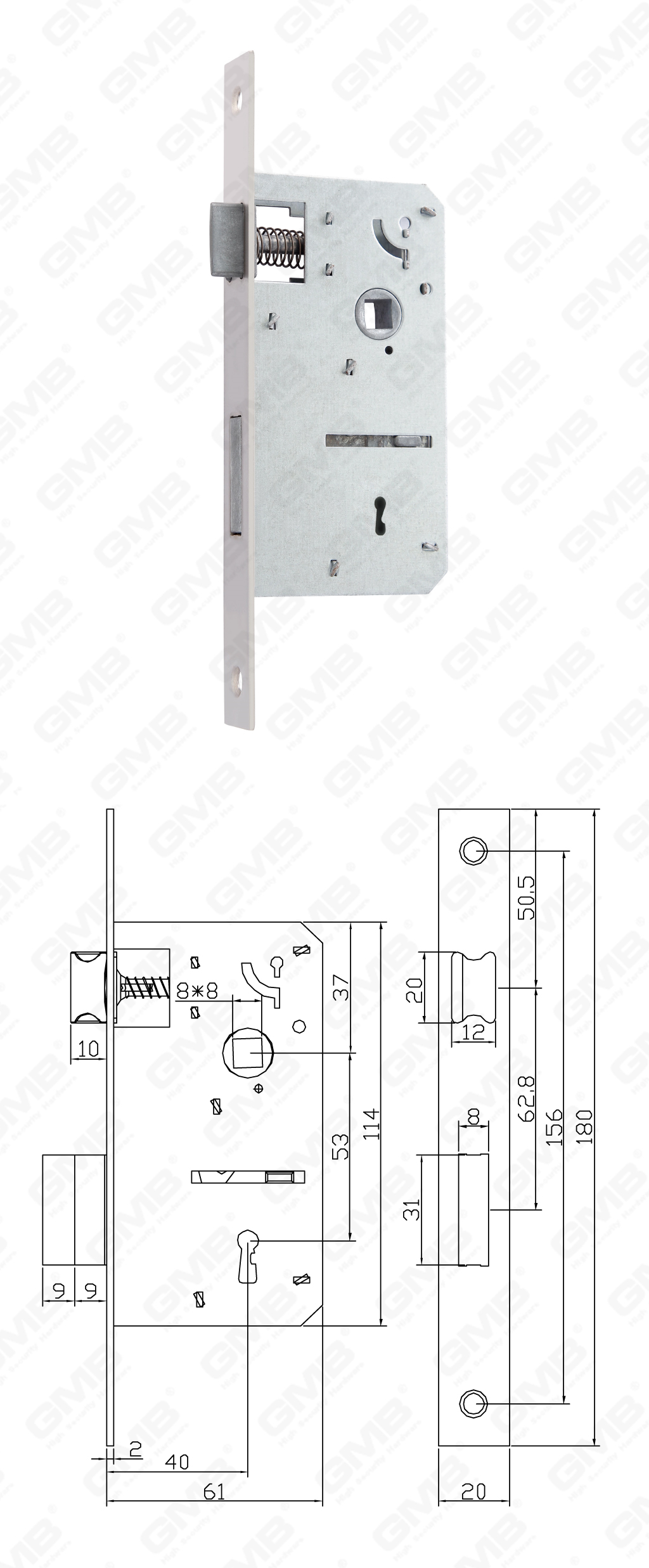 02 Mortise Lock第三部分_JH1002K-98