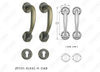 Luxury Outside Door Big Zinc Alloy Classic Pull Handle (ZF03S-EL841-H-DAB)