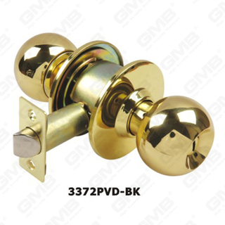 ANSI Standard Special Design For standard Duty Cylindrical Knob Lock (3372PVD-BK)