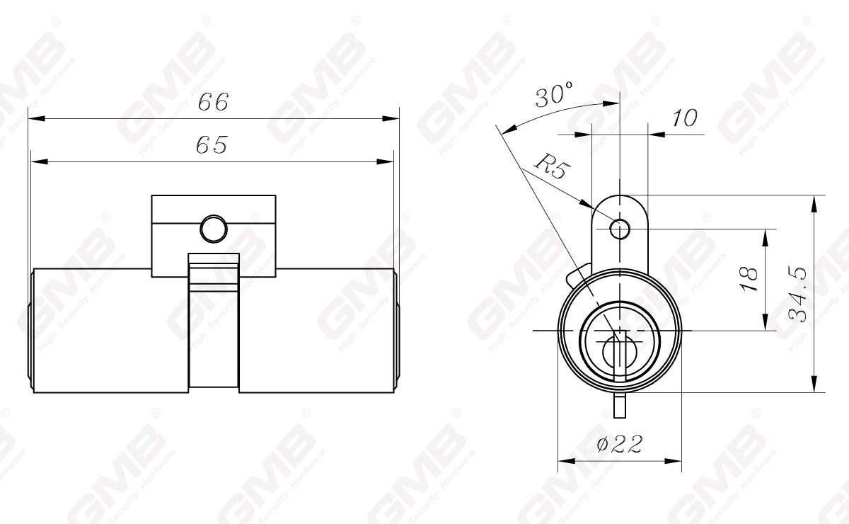 Swiss Cylinder &empty;22-02
