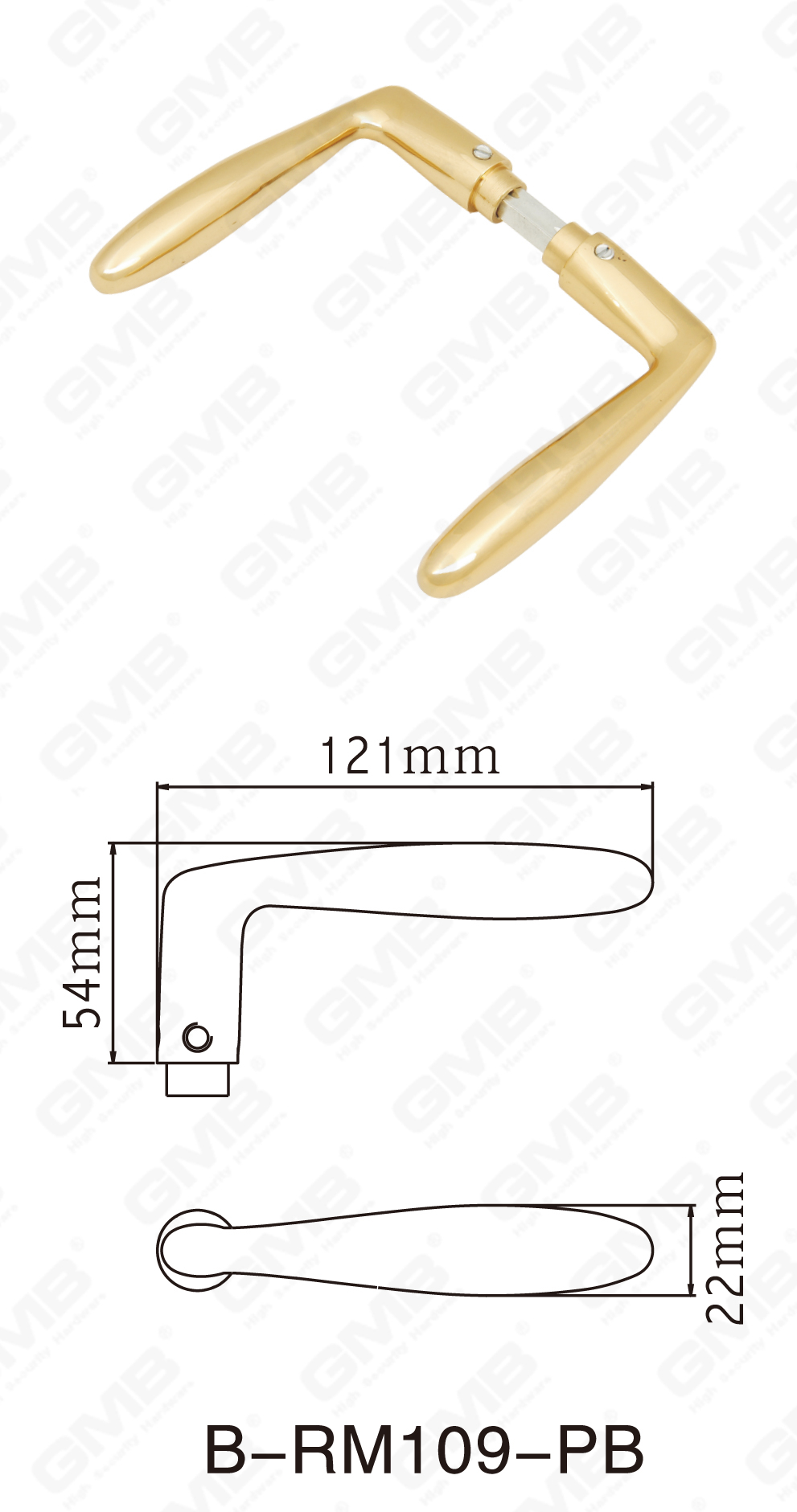 06 Brass Handle _B-RM109-PB-20