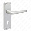 Oxygenate Aluminium Door Handle on Plate Plate Door Handle (39913)