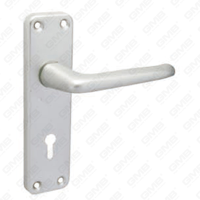 Oxygenate Aluminium Door Handle on Plate Plate Door Handle (39913)