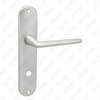 Oxygenate Aluminium Door Handle on Plate Plate Door Handle (9012B)