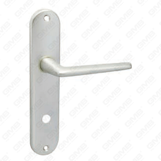 Oxygenate Aluminium Door Handle on Plate Plate Door Handle (9012B)