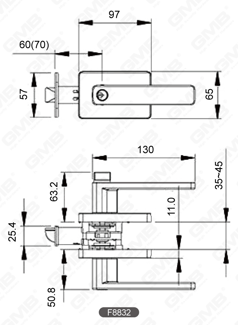 02 Heavy-Duty Tubular Lever Lock Series-44