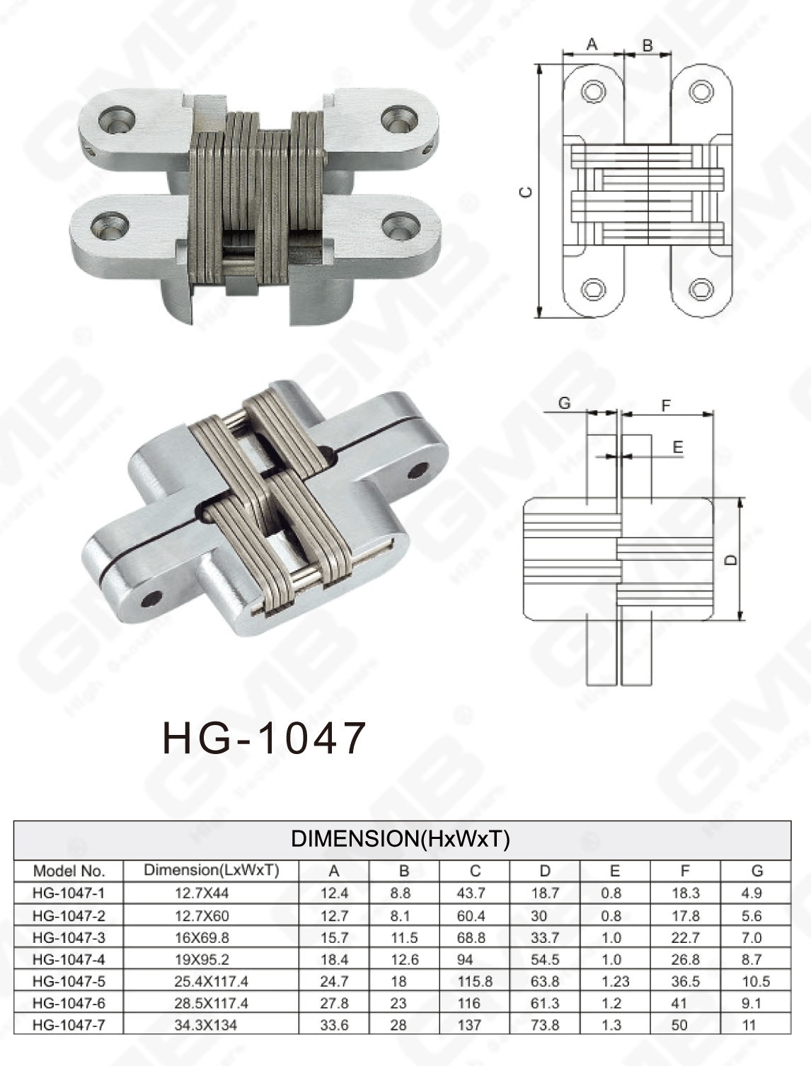 Brass Hinge Series_HG-1047-91