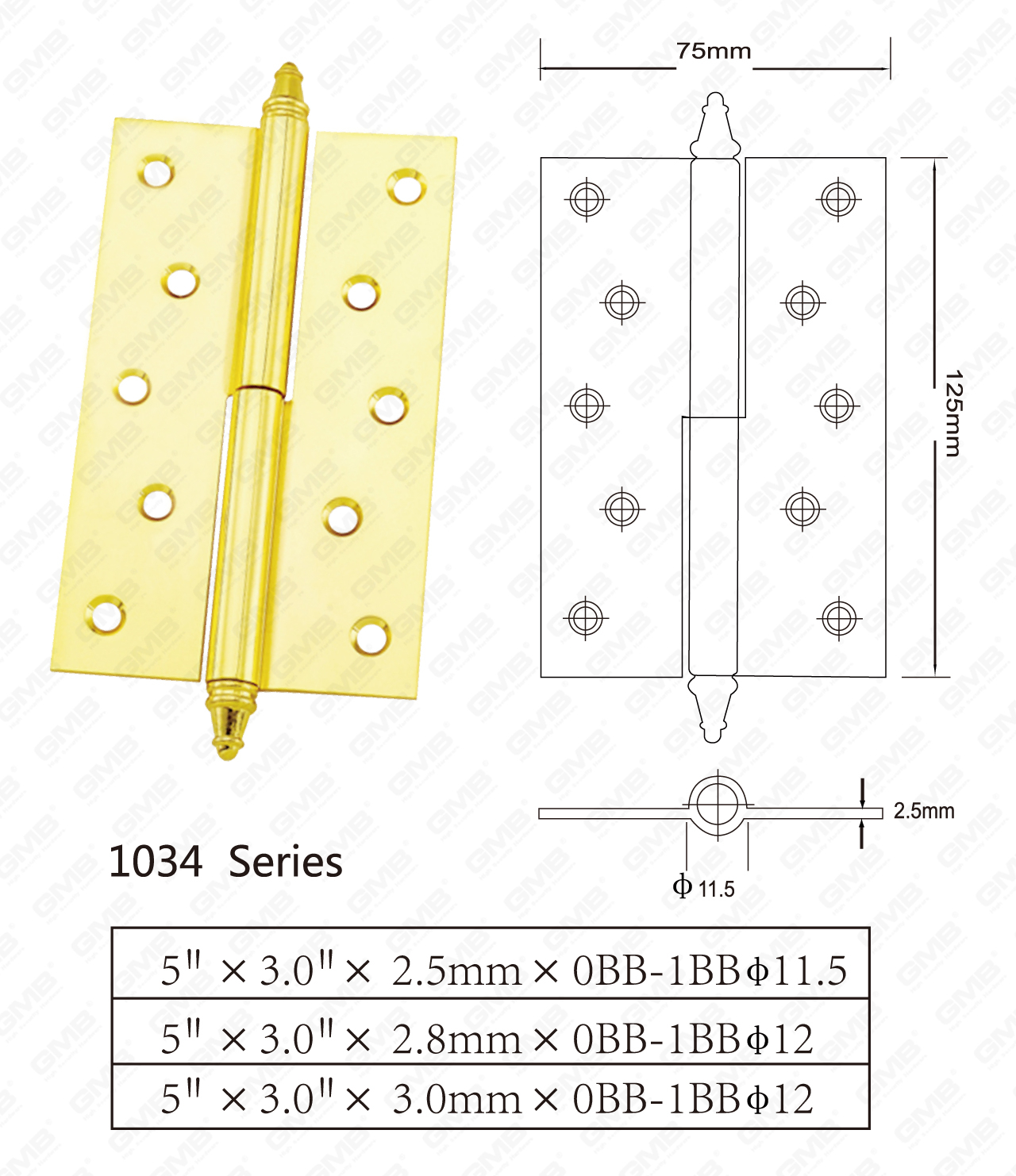 Steel Hinge Series_1034-70