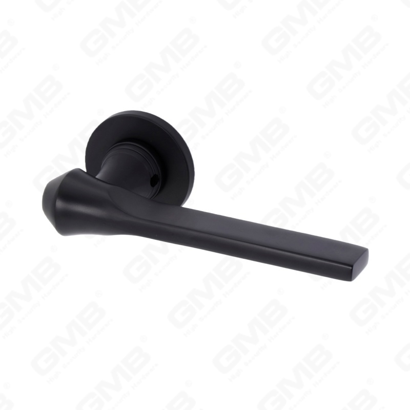 New Modern House Decoration Aluminum Door Handle on Round Rosette