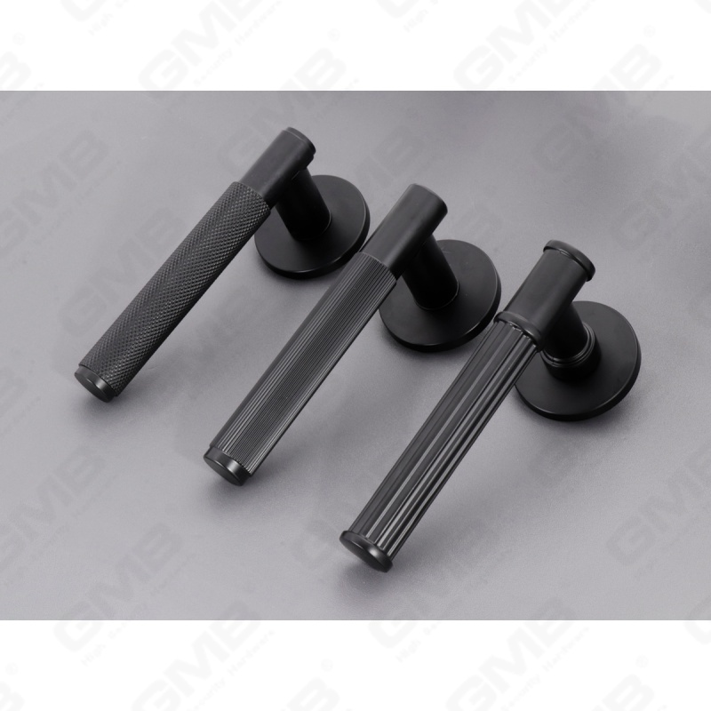 New Modern House Decoration Aluminum Door Handle on Round Rosette