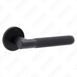 New Modern House Decoration Aluminum Door Handle on Round Rosette