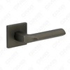 New Modern House Decoration Aluminum Door Handle on Round Rosette