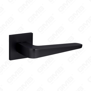 New Modern House Decoration Aluminum Door Handle on Round Rosette