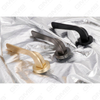 Modern Simple Solid Zinc Alloy Split Door Lock Handle on Round Rosette（Z062402）