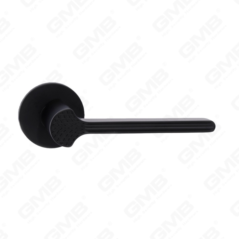 New Modern House Decoration Aluminum Door Handle on Round Rosette