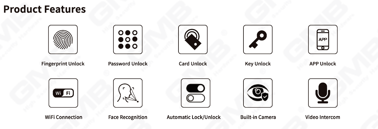 FACE RECOGNITION SMART LOCK(832)