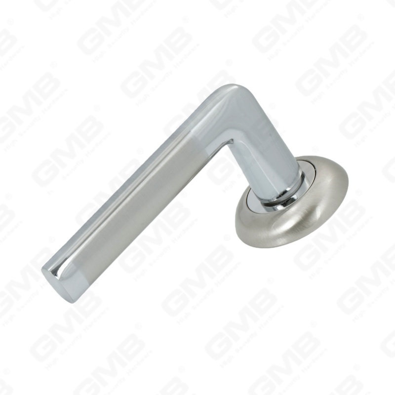 New Modern House Decoration Aluminum Door Handle on Round Rosette