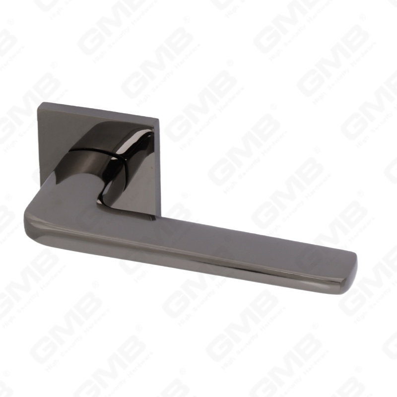 New Modern House Decoration Aluminum Door Handle on Round Rosette