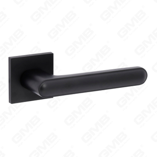 New Modern House Decoration Aluminum Door Handle on Round Rosette