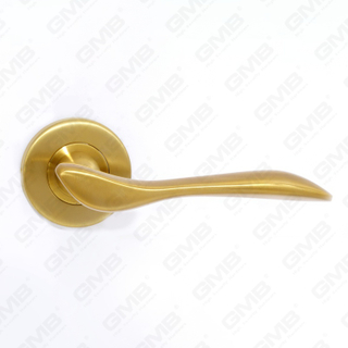 High Quality BS En1906 Grade 4 SUS304 Stainless Steel Entry Round Rose Interior Door Lever Handle (LHT012)
