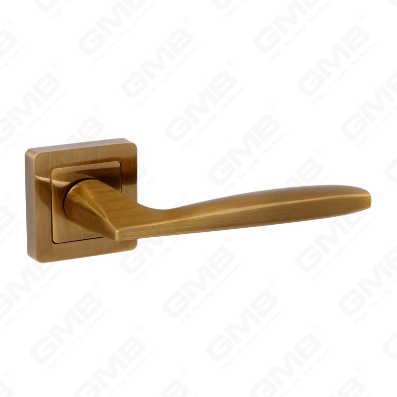 New Modern House Decoration Aluminum Door Handle on Round Rosette