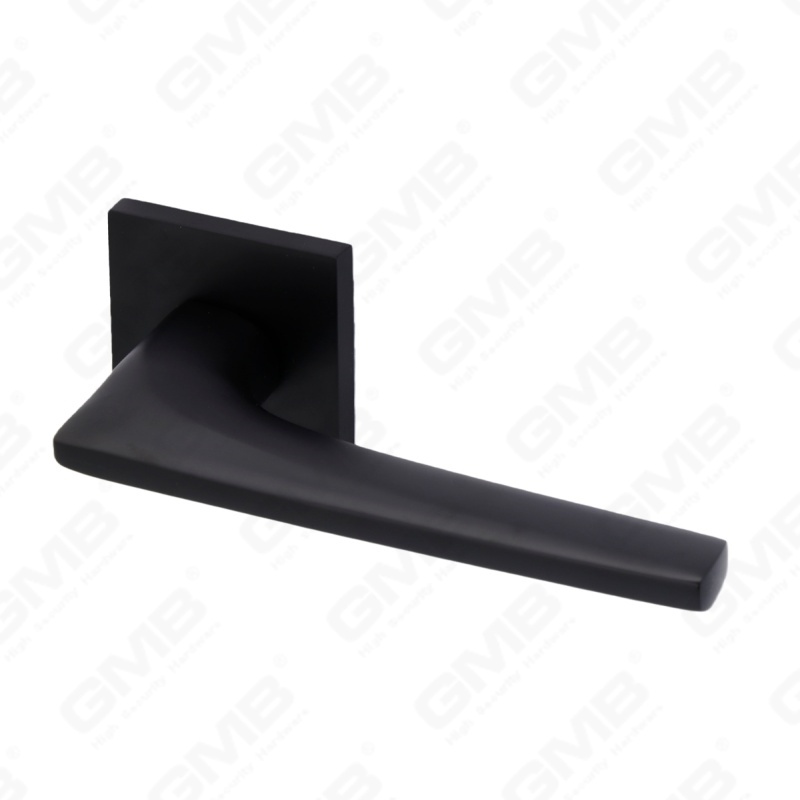 New Modern House Decoration Aluminum Door Handle on Round Rosette