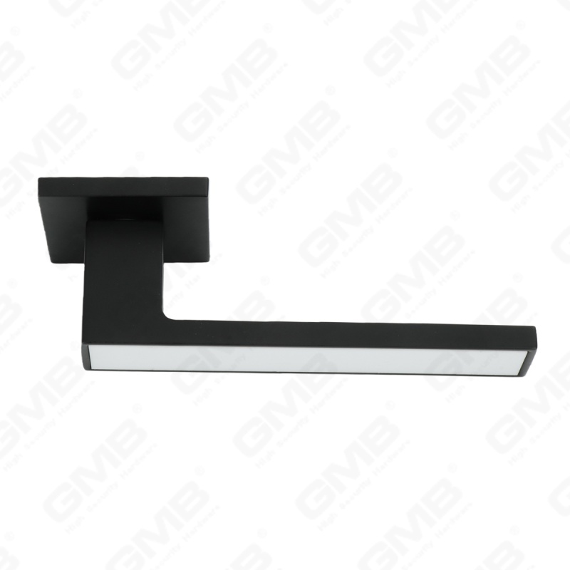 New Modern House Decoration Aluminum Door Handle on Round Rosette