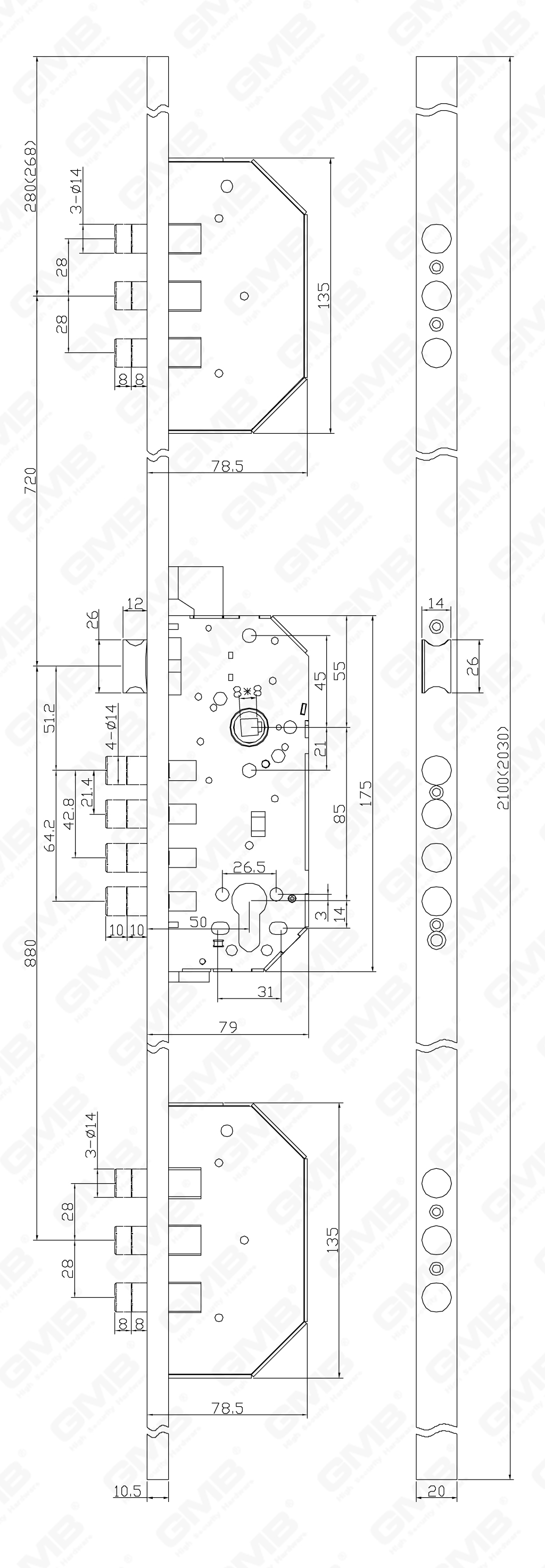 02 Mortise Lock第四部分_3201B-TB-49