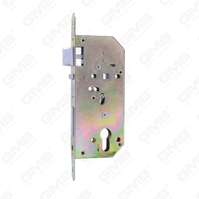 High Security Mortise Door Lock Steel Zamak deadbolt Zamak latch cylinder hole Lock Body (C-501A)