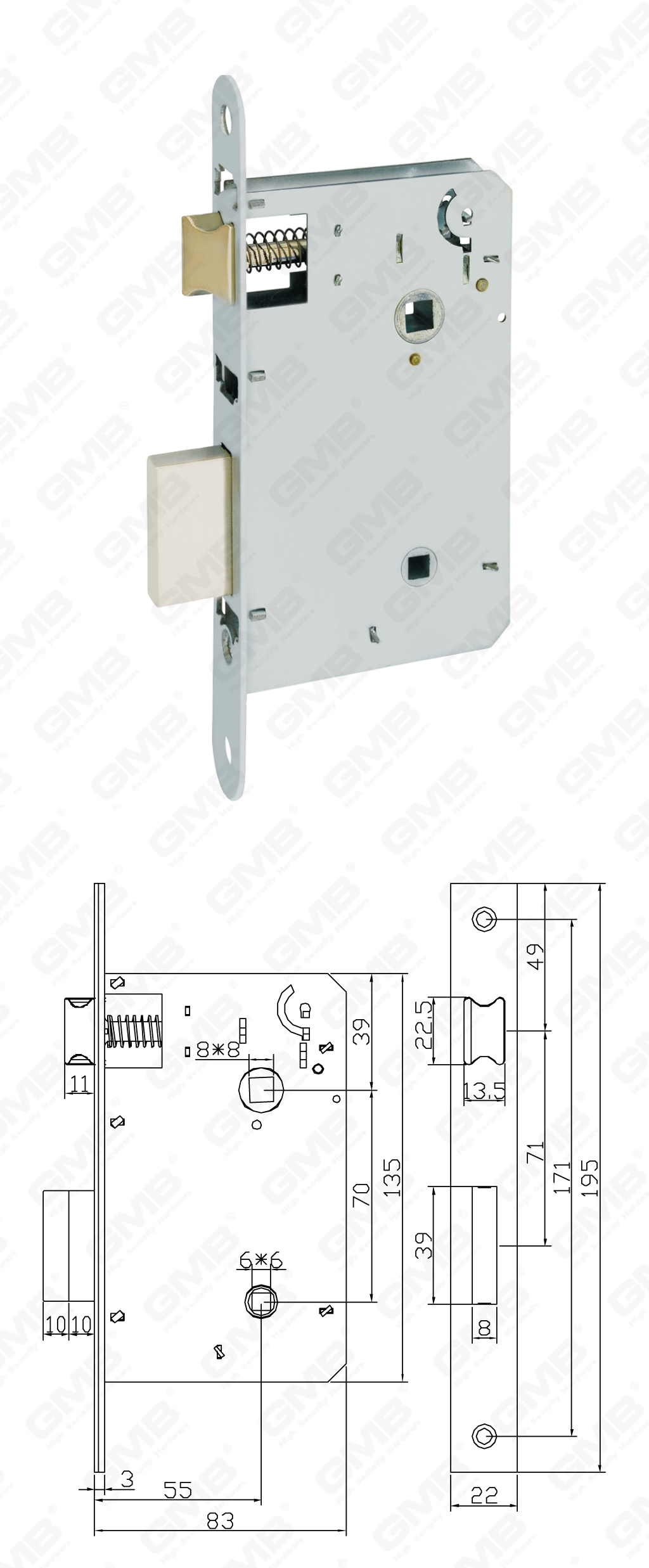02 Mortise Lock第三部分_JH1001B-94