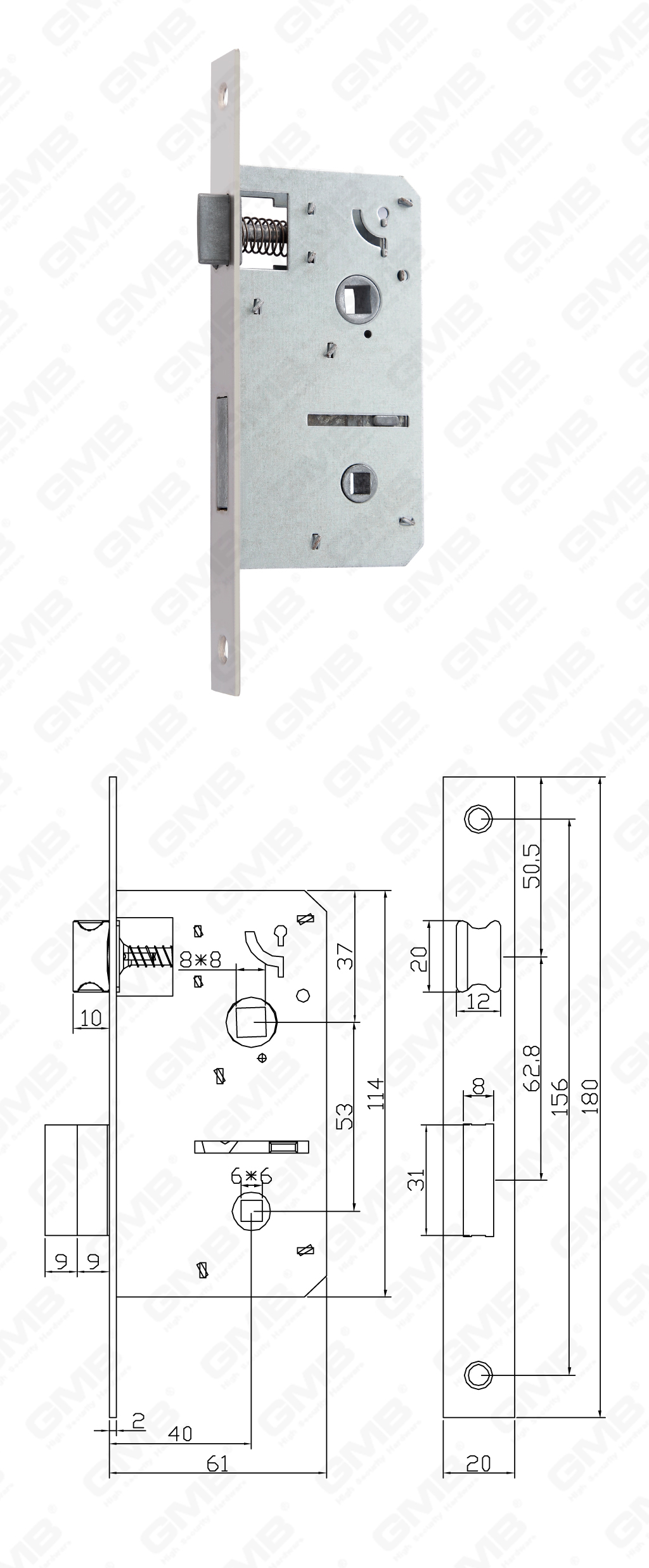 02 Mortise Lock第三部分_JH1002B-102