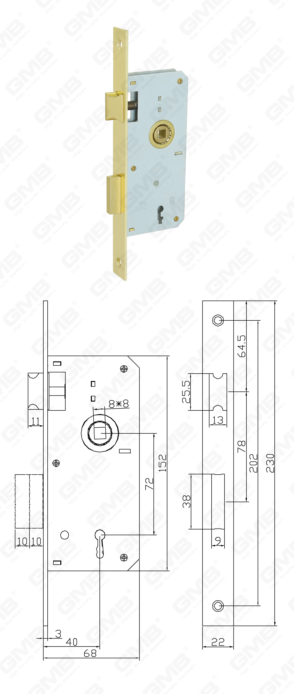 02 Mortise Lock第二部分_9010BK-12